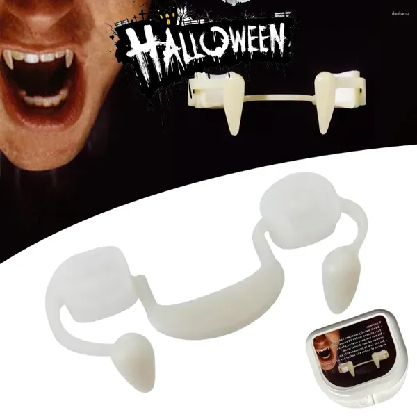 Décoration de fête vampire dents décorations halloween crocs soft silicone réglable faux horreur décor de bricolage