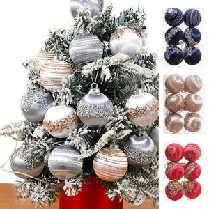 Feestdecoratie fluweel kerstbal ornamenten vakantie hangende ballen verbrijpt boom met metalen string kerstdecor