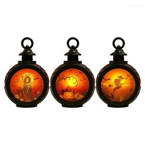 Party Decoration Vintage Led Camping Lantern Haloween kaarslicht voor bruiloft buitentafel middelpunt thuis ornamenten