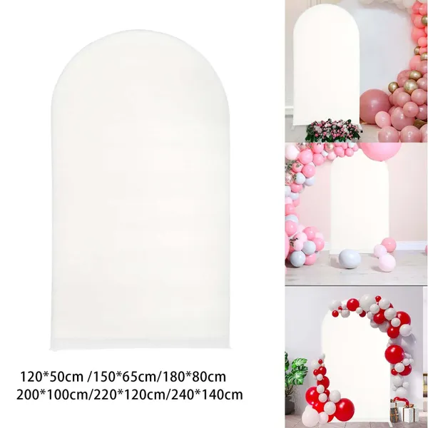 Couverture d'arc de mariage, décoration de fête, support décoratif élastique élégant pour arrière-plan, fournitures de Banquet d'anniversaire, accessoire de photographie