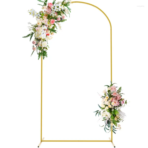 Decoración de fiesta, arco de boda, estante de flores de hierro, accesorios de agua de alta montaña, marco de globo