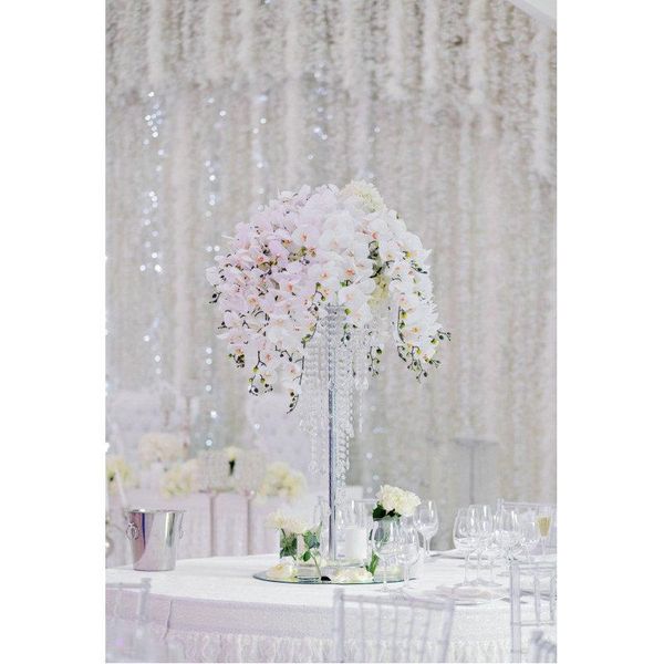 Décoration de fête mariage toile de fond Dessert Table fleurs fond décor nuptiale douche né photographie Po stand Studio accessoires