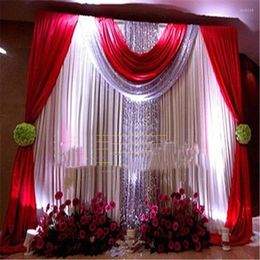 Feestdecoratie bruiloft achtergrond frame rekwisieten gebeurtenis metalen stalen pijp achterdrop standaard boog paal garen truss