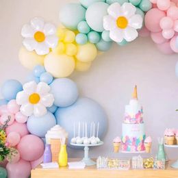 Décoration de fête Kit de guirlande de ballons de mariage Kits de fleurs pastel pour baby showers mariages anniversaires 159 pièces ensemble avec macaron