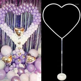 Feestdecoratie Bruiloft Ballon Stand Ballons Kolom Beugel Weg Toonaangevende Hartvormige Hemel Cirkel Decor Accessoires Holder346q