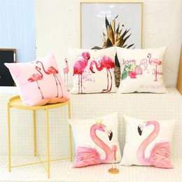 Feestdecoratie Bruiloft Decor Roze Flamingo Gunsten Kussen Kussensloop En Geschenken Verjaardag DIY Decoraties Supplies225t