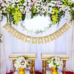 Feestdecoratie bruiloftdecoraties voor ceremonie prachtige romantische hangende decor banners ornamenten scène lay -out gebruik type 1