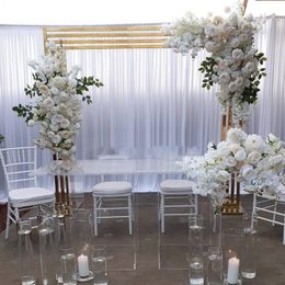 Party Decoration Wedding for Aisle Runner Walkway Gold Frame Screen Divider Backdrop Arch