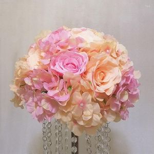 Party Decoratie Wedding Road Lead Artificial Round Flower Ball Table middelpunt Ballen Arch