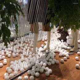 Feestdecoratie witte schuimbal gladde polystyreen piepschuim ronde ballen voor doe -het -zelf kunst ambachtelijke ornament schoolprojecten decoraties