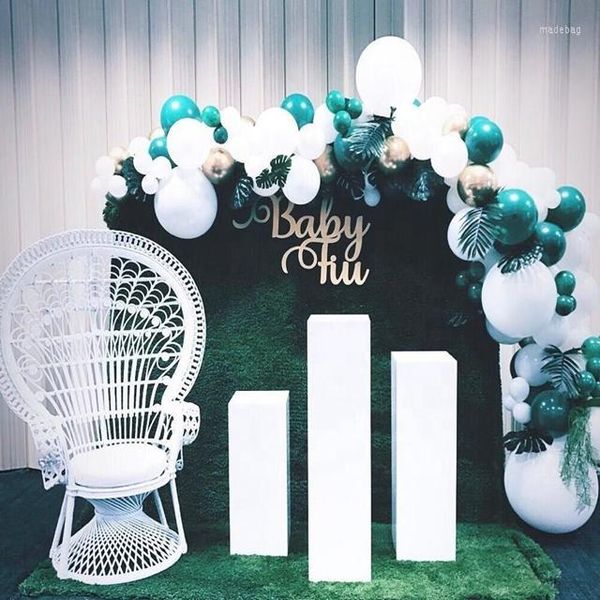 Decoración de fiesta, venta al por mayor, soporte de fondo de boda rectangular Mental blanco para decoraciones de eventos/telón de fondo Yudao298