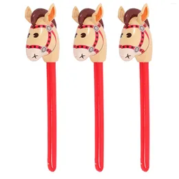 Party Decoration Wild West Decorations Animal Long Stick Horse Birthday Supplies for Girls