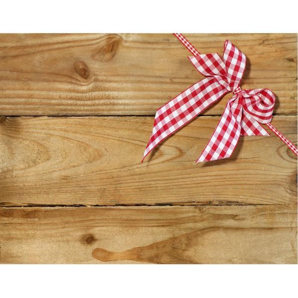 Décoration de fête Planche de bois Toile de fond Rose Bow-Knot Fond Anniversaire Mariage Vacances Baby Shower Po Booth Studio Props Drop Deliv Dh3T4