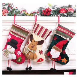 Feestdecoratiejaar 2023 Kerstkous/suiker/geschenken/Xmas Diy Noel Decorations for Home Ornamenten Navidad Decor Drop levering Dh8md