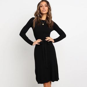 Robe de soirée grande taille femmes Style Preppy robes élégantes pleine longueur au genou gothique vêtements Sexy 2022 décontracté