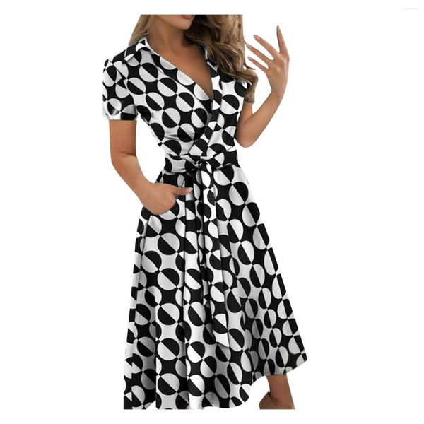 Party Dresses 2023 Sexy Woman Summer Fashion Print V-Neck Slim Body Wrap Hips Long Dress Evening Elegent Prom Formal Sundress