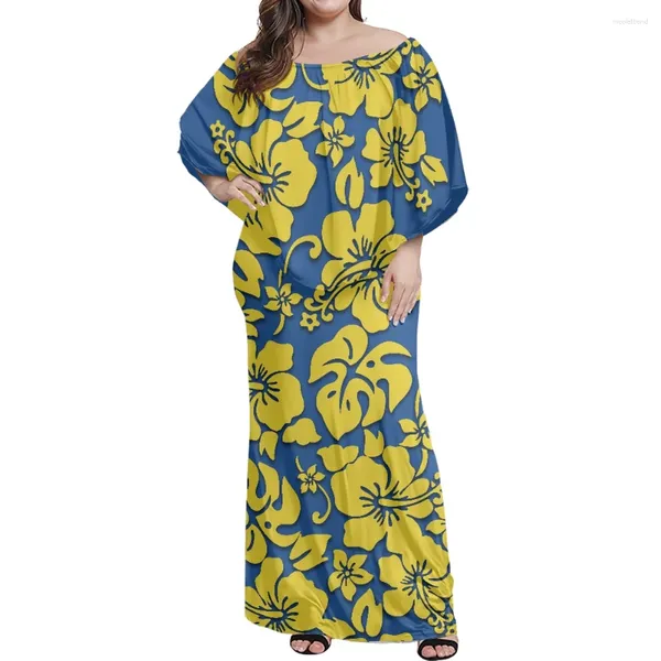 Robe de soirée en vrac pour femmes, vente en gros, élégante, personnalisée, Maxi, mode dames, épaules dénudées, Sexy, grande taille