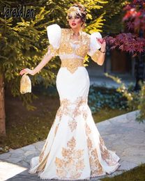 Robes de fête Caraalan traditionnel Kosovo Sirène Soirée 2024 Per perle applique Applique Albanais Robes de mariée Vestido de Novia