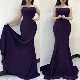 Vestidos de fiesta elegantes largos musulmanes azul marino azul satén nocturna sirena barrido tren abendkleid goth formal para mujeres