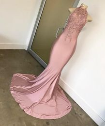 Robes De soirée soirée bal Vestidos De Gala sirène dentelle O cou Sexy 2023 taille personnalisée élégante femmes robe De luxe formelle