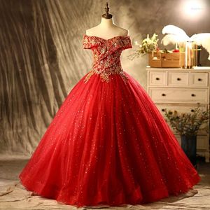 Robes de soirée exquise rouge sans bretelles robe de bal Appliques paillettes mince longues robes de bal femmes moelleux Tulle soirée formelle