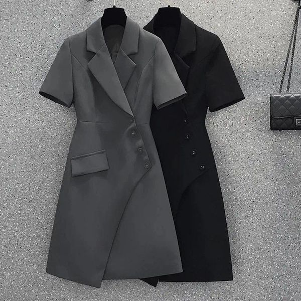 Robes de fête Design de mode Blazer Femme 2024 Spring Summer Automne High-De-Suit Robe Slim Long Long Leisure Jacket