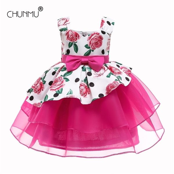 Robes de soirée pour enfants filles dentelle Tutu robe princesse bébé vêtements été enfants anniversaire Vestido porter des vêtements 210508