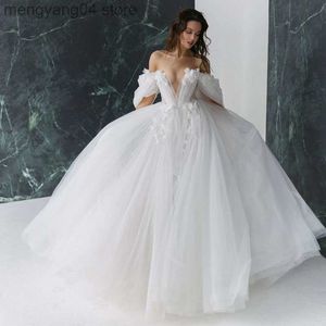 Party Dresses Graceful Hot Sale 3D FlowerWedding Dresses with Detachable Sleeves Wedding Gowns Sweetheart Bridal Dresses Open Back Appliqued T230502
