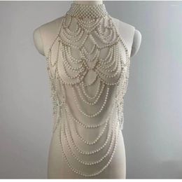 Feestjurken illusie witte pograpy props voor zwangere vrouw prom jurk elegante multi -lagen parels parels ketting ketting ketting ketting