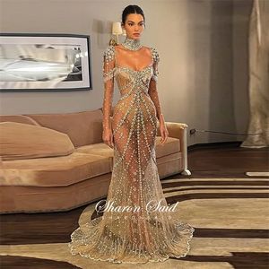 Robes de soirée Kendall Jenner longue sirène robes de bal de célébrité robe de soirée en cristal de luxe Sexy filles noires robe de soirée de remise des diplômes S358 221104