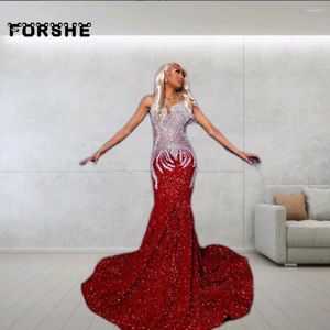 Robes de fête Luxury Diamond Prom sexy robes longues pour femmes tenue de tenue de tenue de tenue formelle