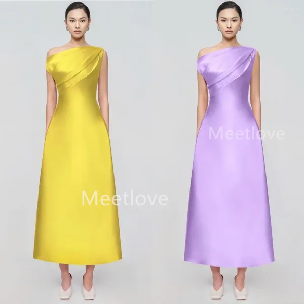 Robes de fête Meetlove pour le bal de luxe Soirée 2024 Événements spéciaux Occasion formelle Sleeve de cocktails