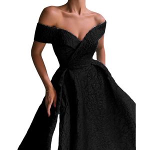 Robes de soirée Novo preto vestido de baile lindo thé longueur celebridade festa de casamento à noite alta qualidade chão formal bailenoche