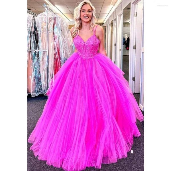 Vestidos de fiesta Tallas grandes Rosa Cristales con cuentas Tarde Formal Segunda recepción Cumpleaños Árabe Aso Ebi YD