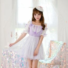 Robes de fête princesse douce lolita bonbon robe de pluie