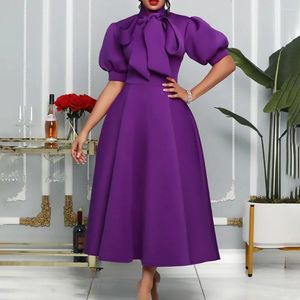 Robes de fête Purple rouge blanc jaune plus taille