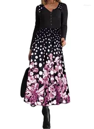 Robes de soirée Spot 2024 Europe et États-Unis Loisirs pour femmes Couture cassée Beau crayon au printemps Robe d'automne
