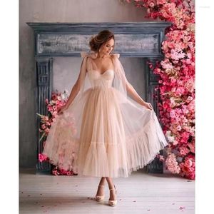 Feestjurken wakuta a-line tule corset prom jurk lieverd thuiskomst elegante kanten bruidsmeisje lange formele avondjurken