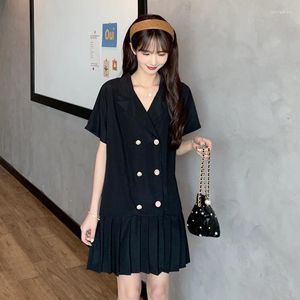 Robes de soirée Yangyang Summer FashionSummer Big Yards Couvert Ventre Caché Costume De Viande Apporté La Jupe Moins L'âge Style Occidental Jin Robe