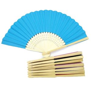 Party Favor 10 20 30 4050 PCS Gepersonaliseerde Vouwen Papier DIY Fan Vintage Fans Trouwbedankjes Baby Shower Gift Decoration244A