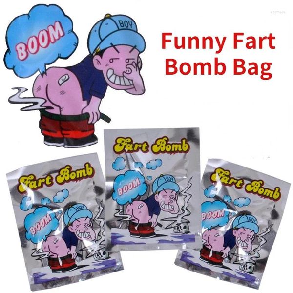 Party Favor 10pcs / ensemble Sacs de bombes à pet drôle arôme bombes malodorante bouche puante jouet puant