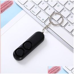 Party Favor 120DB Auto-défense Porte-clés Pendentif Filles sortantes Alarme de sécurité personnelle LED Porte-clés Dispositif anti-perte Drop Livraison Hom Dhyeo