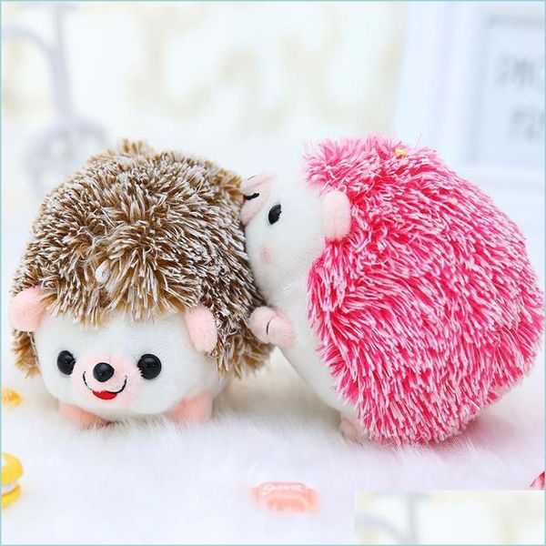 Party Favor 12Cm Hérisson Poupée En Peluche Jouet Porte-clés Pendentif Peluches Jouets Animal Cadeau Pour Enfants Rre14671 Drop Delivery Home Gard Dhzxa