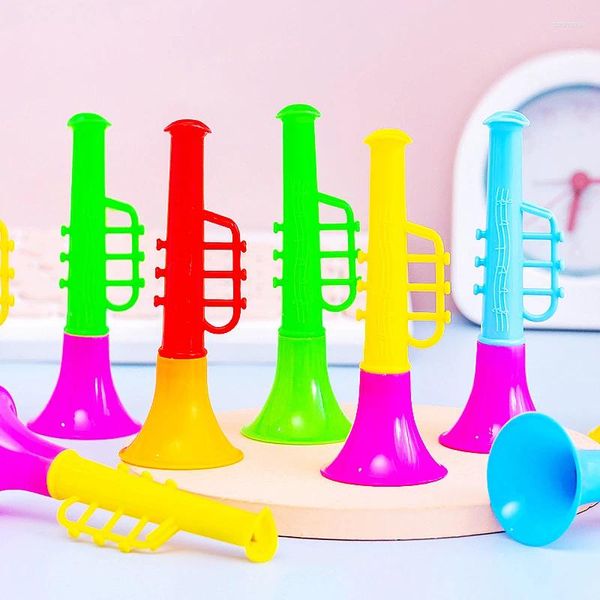 Party Favor 12pc Colorful Mini Blowing Trumpet Instruments de musique Kid