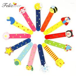 Party Favor 12pcs Cute Cartoon Book Mark Clip Wood Ruler Scale Sweet Stationary Kids Favors Prize Goodie Bags Giveaways School