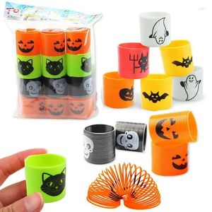 Party Favor 12pcs Horreur Halloween Magic Springs Toy Décors Prop Ghost Gift Treat Kid Kindergarten Cadeaux