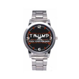 Party Gunst 14 Styles Trump 2024 Polshorloge Donald Retro Men Quartz Horloges Drop Delivery Home Garden Feestelijke Supplies Event DHO29