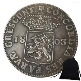 Party Favor 1803 Ancienne déesse des Pays-Bas Hobo Nickel Couple Art Coin Memorial Pocket Gift Coin / Europe Lucky Sac commémoratif