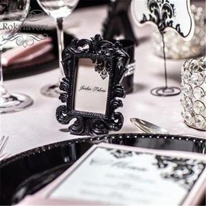 Party Gunst 18pcs Elegante barokke po frame Place -kaarthouder Wedding Gunsten Bridal Shower Event Decor Supplies