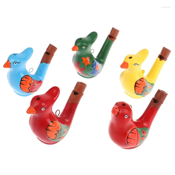 Favor de la fiesta 1 PC Dibujo de color Agua Whistle para niños Aprendizaje temprano Niños educativos Instrumento musical de juguete Baño